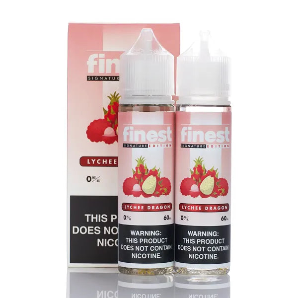 The Finest E-Liquid Signature Edition - No Nicotine Vape Juice - 120ml - Black Coral